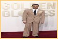 Tyler James Williams Dons Pin-striped Suit at Golden Globes 2024